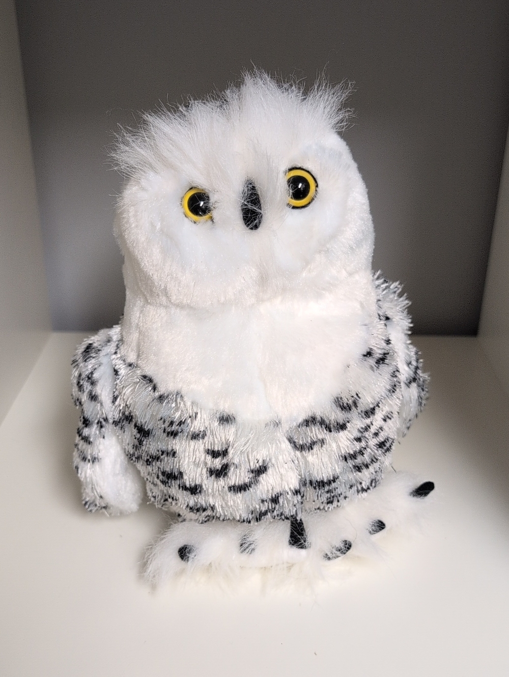 Webkinz Snowy Owl No Code Y2K Collectible Plush GANZ Owl